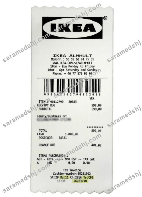 Ikea holding payment check
